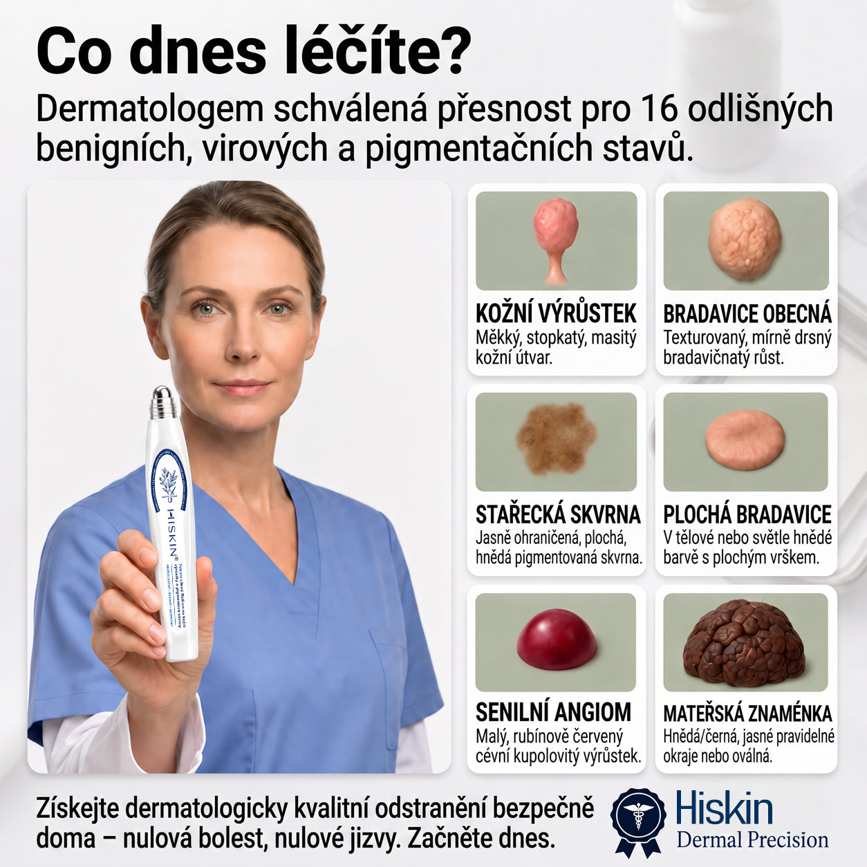 🥰Oficiální značkový obchod | Hiskin® 7denní odstraňovač skvrn a pigmentových skvrn (Bezbolestný rollerball bez jizev)🐬