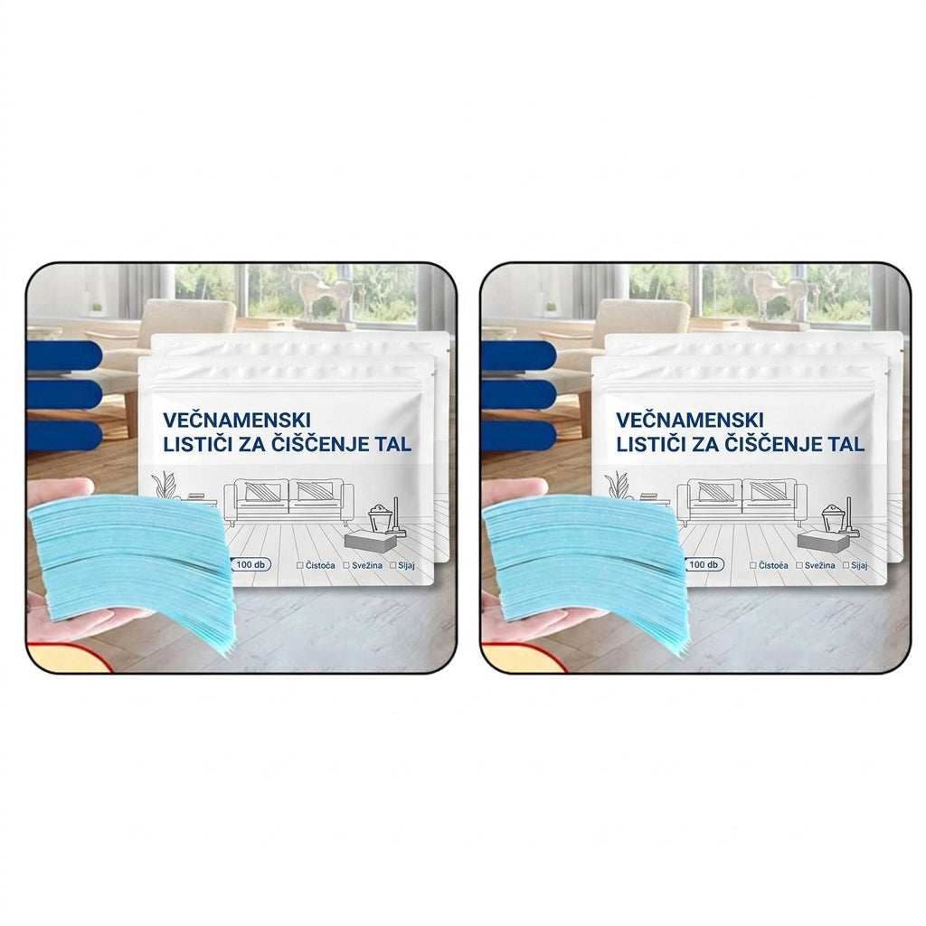 🧻Časovno omejen 50-odstotni popust💧🧹V vodi topni robčki za čiščenje tal
