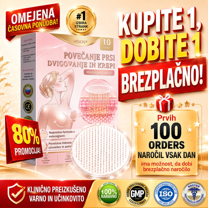 🐚HISKIN® MIKROIGLIČNI OBLIŽI ZA POVEČANJE, PRIVZDIG IN UČVRSTITEV PRSI