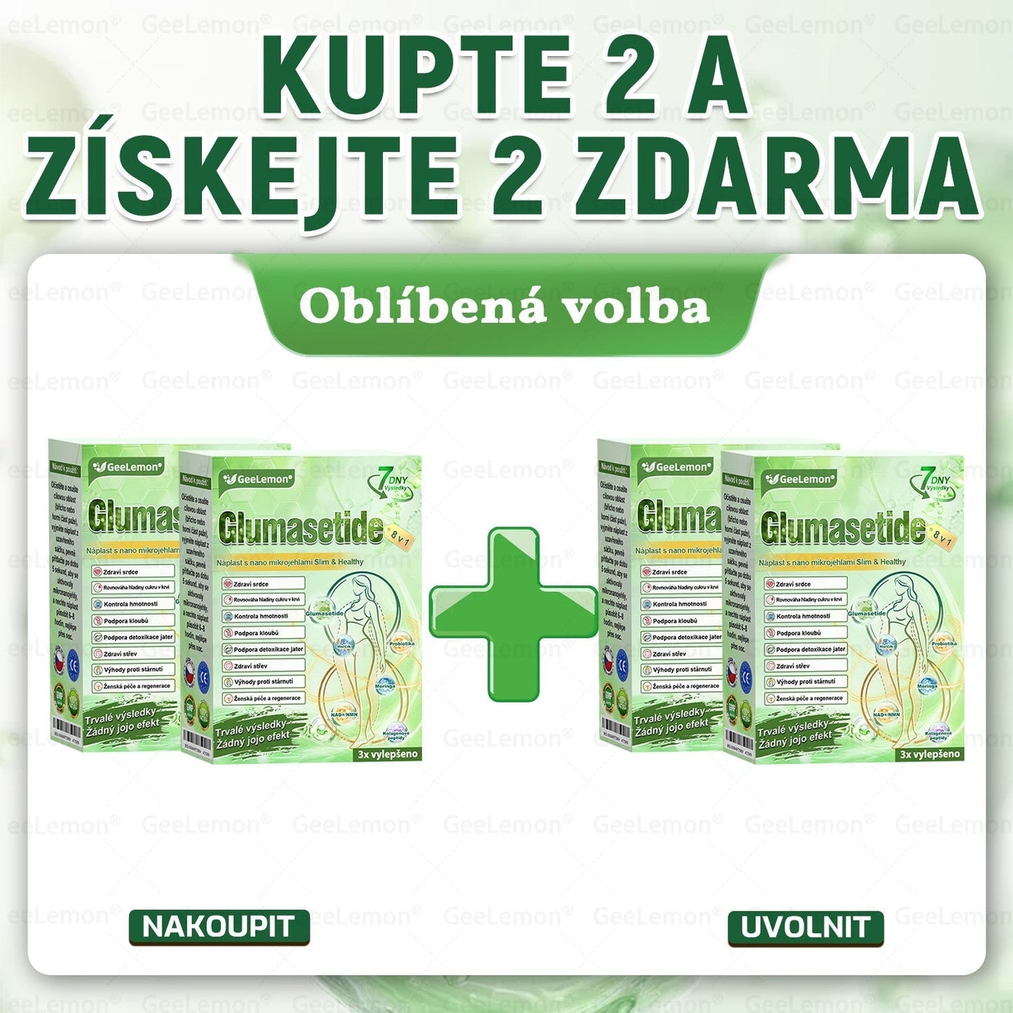 𝐆𝐞𝑒𝑙𝑒𝐦𝐨𝐧®🤞 Glum𝐚𝐬𝐞tide 8 v 1 – Zeštíhlující nano mikrojihlový náplast 🇨🇿 Jen 1× denně ✅ Viditelné změny za 7 dní – na obezitu, kardiovaskulární zdraví, diabetes a kloubní problémy