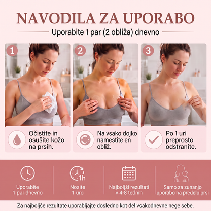 🐚HISKIN® MIKROIGLIČNI OBLIŽI ZA POVEČANJE, PRIVZDIG IN UČVRSTITEV PRSI